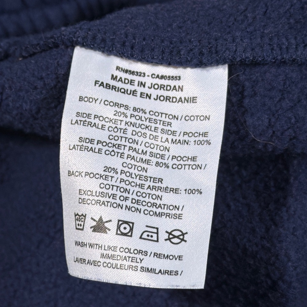 Nike Joggers Men L Blue Club Fleece Sweatpants Elastic Waist Cuffs Pockets - Picture 4 of 8